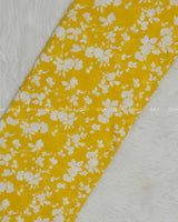 Jack Fruit Yellow Cotton Print Fabric