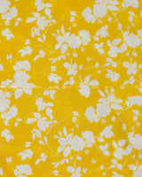 Jack Fruit Yellow Cotton Print Fabric