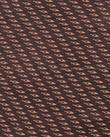 Dark Burgundy Cotton Print