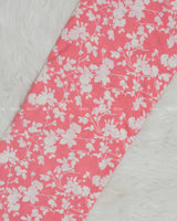 Flamingo Pink Cotton Print Fabric