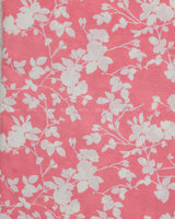 Flamingo Pink Cotton Print Fabric