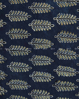 Navy Blue Cotton Print