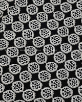 Black Cotton Print Fabric