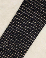Black Cotton Pintek Print Fabric