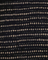 Black Cotton Pintek Print Fabric