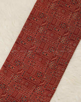 Maroon Kantha Cotton Fabric