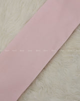 Creamy Pink Printed Linen Fabric.