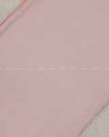 Creamy Pink Printed Linen Fabric.