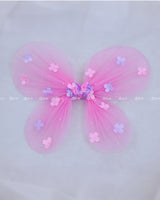 Elegant Butterfly Shaped Wings in Pink Lavender Colour