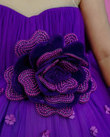 Kids Purple Ball Gown Online | Kids Party Gown Online