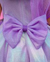 Kids Lavender Rainbow Shimmer Panel Gown Online | Buy Designer Party Wear Gowns Online