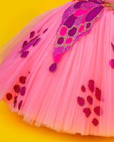 Kids Flamingo Pink Gown Online | Kids Designer Wear Online