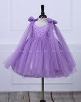 Dreamy Floral Lavender Princess Gown