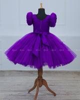 Purple Fairy Tale Dress with Wild Flowers.