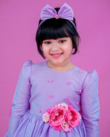 Kids Lavender Frock Online | Designer Kids Clothes Online in Tamil Nadu