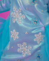 kids Snow Flakes Theme A-Line Twinkle Frock Online | Kids Party Wear Dresses Online in India