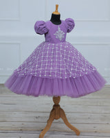 Lavender Velvet Gown