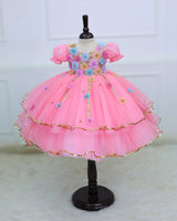 Pink Enchanted Garden Layered Gown