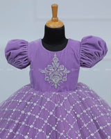 Lavender Velvet Gown