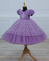 Lavender Velvet Gown