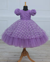 Lavender Velvet Gown