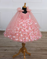 Cotton Candy Frock with Intricate Handwork