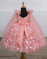 Cotton Candy Frock with Intricate Handwork