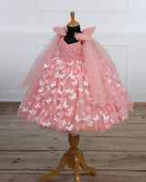 Cotton Candy Frock with Intricate Handwork