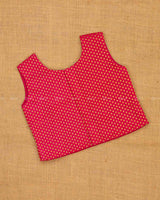 Rani Pink Brocade Top with Skirt