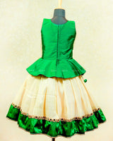 Jumka Peplum Traditional Skirt And top