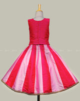 Bead Design Top with Double Panel Skirt