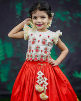 Kids Pattu pavada Set Online | Buy Kids Ethnic Wear Online Hyderabad
