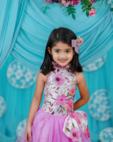 Kids High Low Skirt and Pink Top Online | Premium Quality Kids Wear Online in India