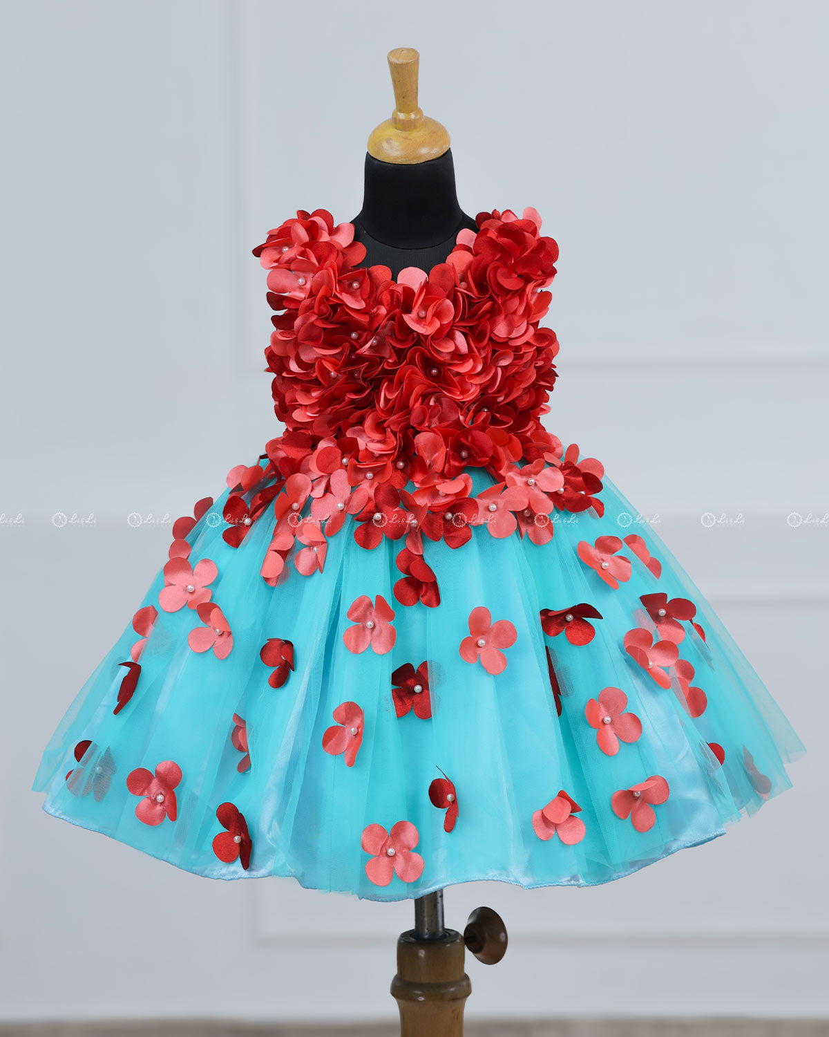 Frock For Girl In Little Flower Design main image 1
