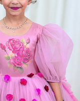 High volume elbow puff sleeve