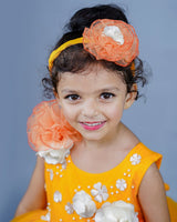 Buy Kids Yellow Frock Online | Couture Gowns for Kids Online
