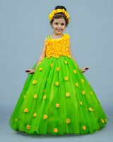 Kids Green Frock Online | Buy Designer Party Wear Gowns Online