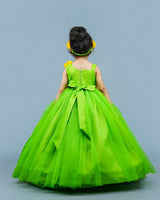 Kids Green Frock Online | Buy Designer Party Wear Gowns Online
