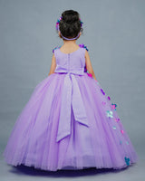 Buy Kids Lavender Frock | Designer Kids Clothes Online in Telangana