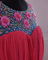 Double Shaded Twirled Gown Online | Mother Daughter Dresses Online