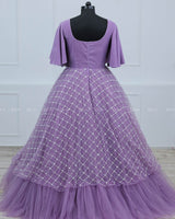 Lavender Velvet Gown