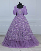 Lavender Velvet Gown
