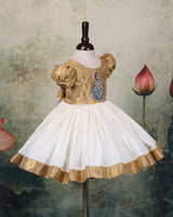 Elegant ethnic wear adorned with exquisite peacock handwork.