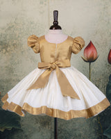 Elegant ethnic wear adorned with exquisite peacock handwork.