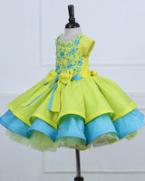Vibrant Fairy-tale Style Party Wear Frock