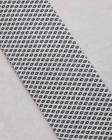 Black Leaf Printed Cotton Fabric