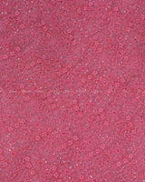 Flamingo pink Floral Embroidered Net