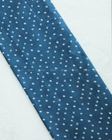 Navy Blue Color Bandhani Pattern Block Print Cotton Fabric