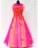 women Flower Frock online for kids