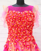 women Flower Frock online for kids